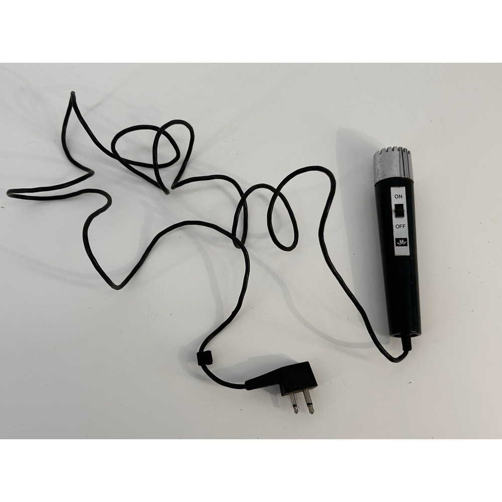 Vintage General Electric Microphone IMP 500 Ohms Japan On / Off Switch